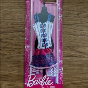 Barbie Pink and Blue Dress with Bow Accents